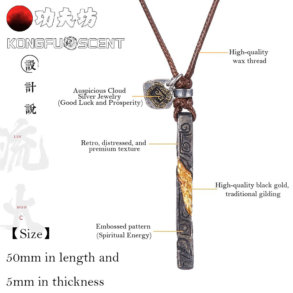 Eternal Fire: Eternal Fire Mark Jewelry - Timeborn Guardian Pendant